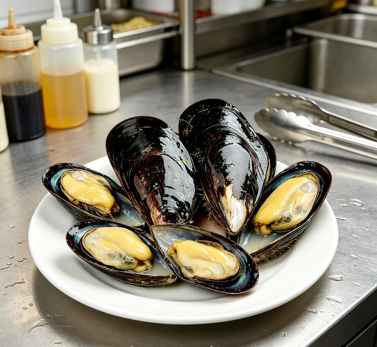 Steamed Mussels